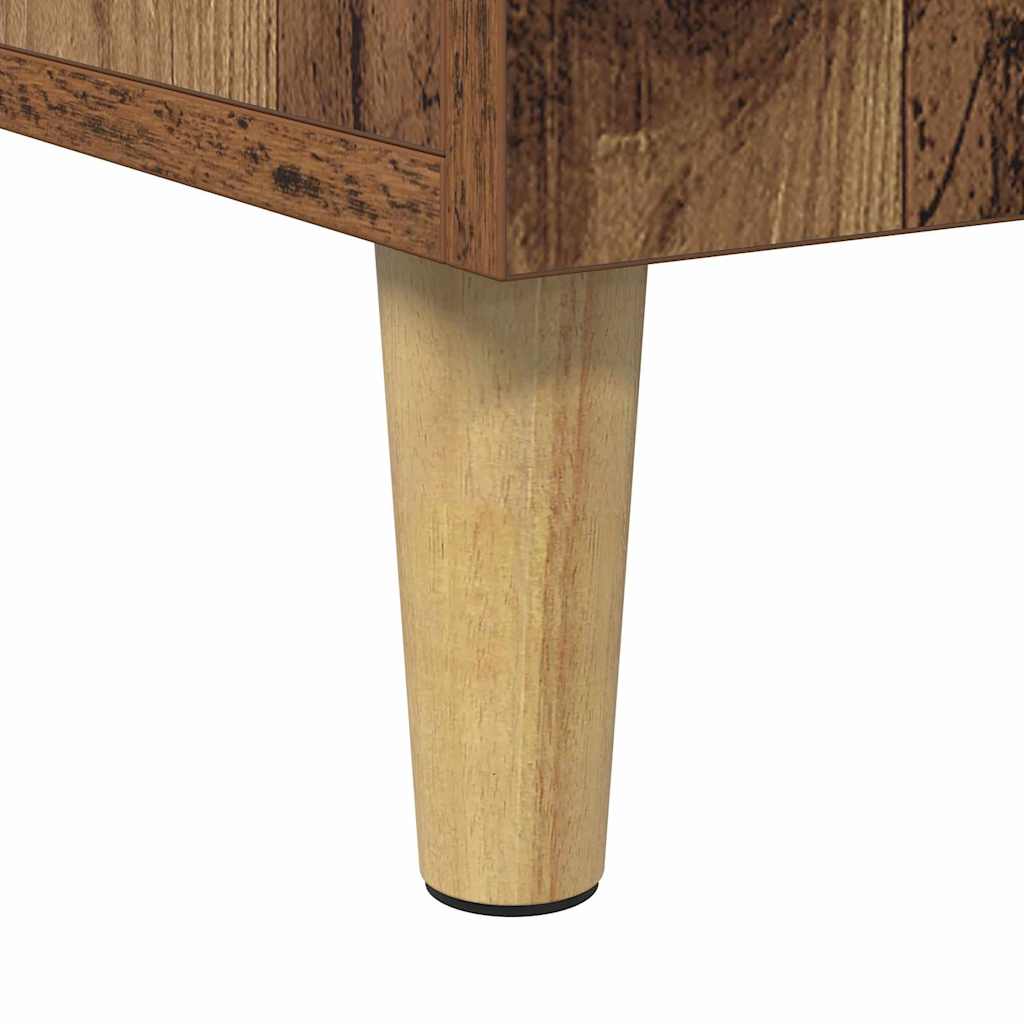 Bureau met plank Oud Hout 140 x 50 x 75 cm Bewerkt hout