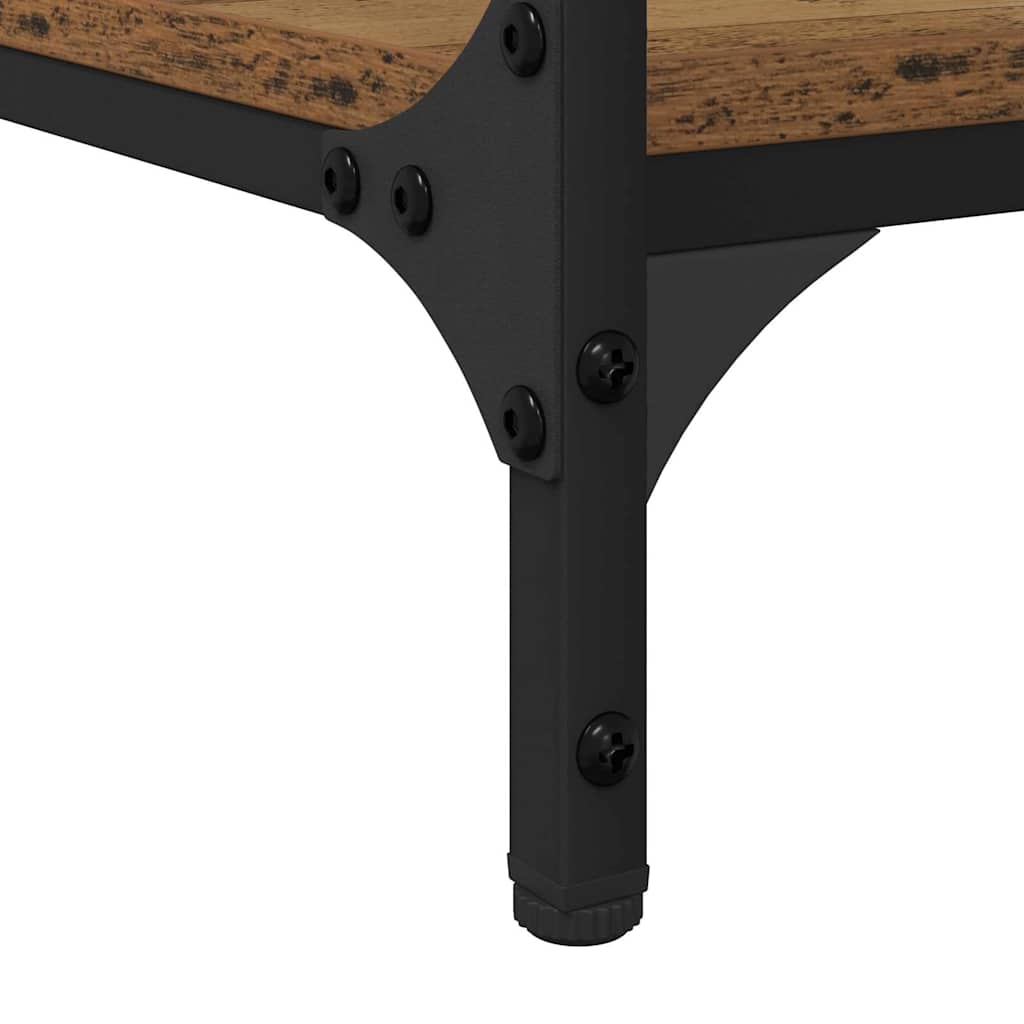 Bureau met plank Oud Hout 140 x 50 x 75 cm Bewerkt hout