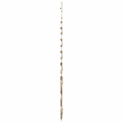 Kerstboom met 80 LED Naturel 150 cm massief essenhout