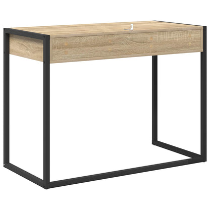 Bureau met opslag Sonoma 100 x 50 x 75 cm Bewerkt hout