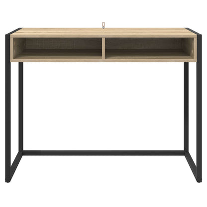 Bureau met opslag Sonoma 100 x 50 x 75 cm Bewerkt hout