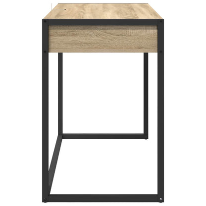 Bureau met opslag Sonoma 100 x 50 x 75 cm Bewerkt hout