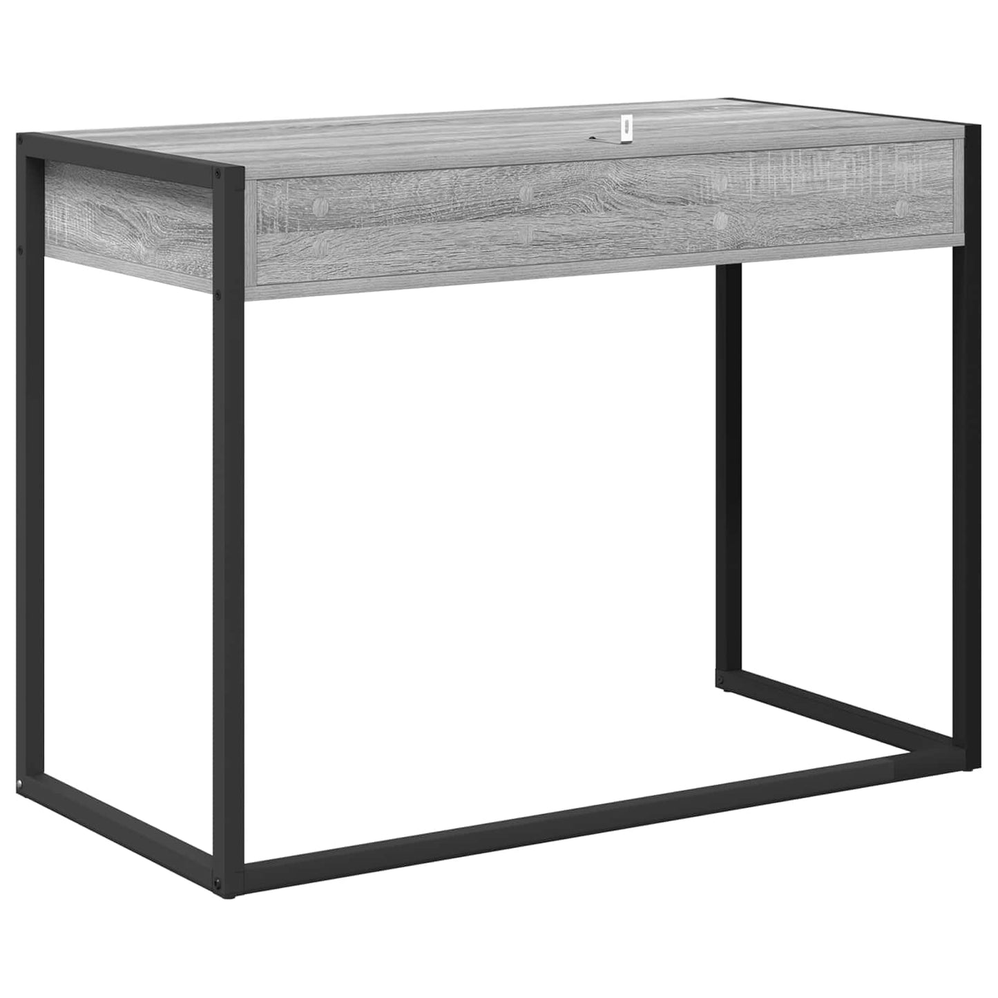 Bureau met opslag Grijs Sonoma 100 x 50 x 75 cm Bewerkt hout