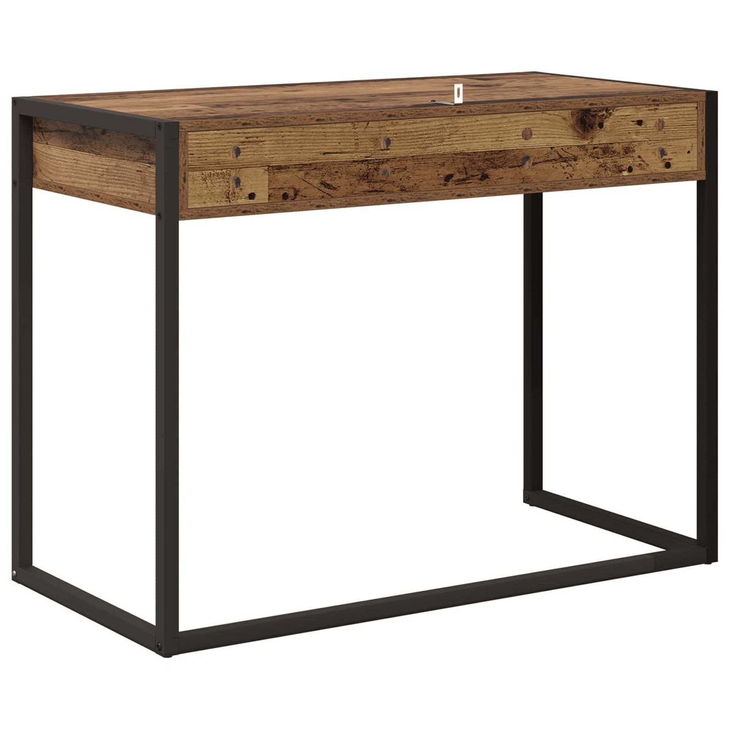 Bureau met opslag Oud Hout 100 x 50 x 75 cm Bewerkt hout