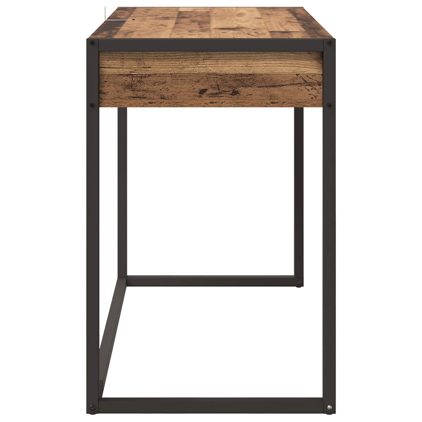 Bureau met opslag Oud Hout 100 x 50 x 75 cm Bewerkt hout