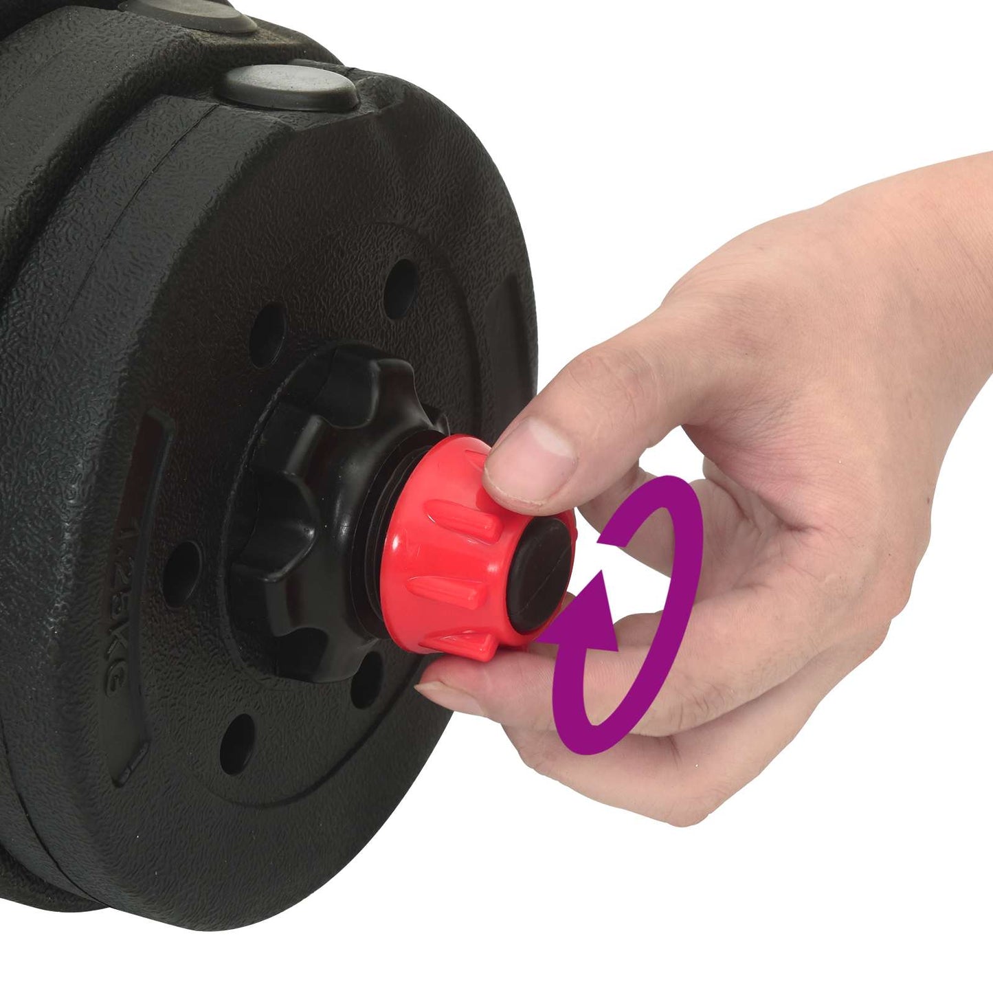 4-in-1 Halterset Zwart en Rood 121 x 19,5 x 19,5 cm