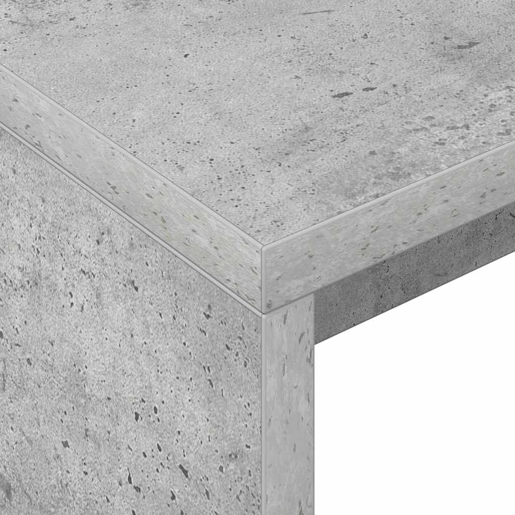 Bureau Beton Grijs 109 x 50 x 78 cm Bewerkt hout