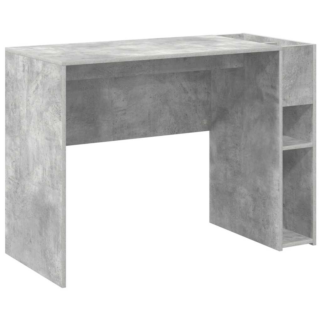 Bureau Beton Grijs 109 x 50 x 78 cm Bewerkt hout