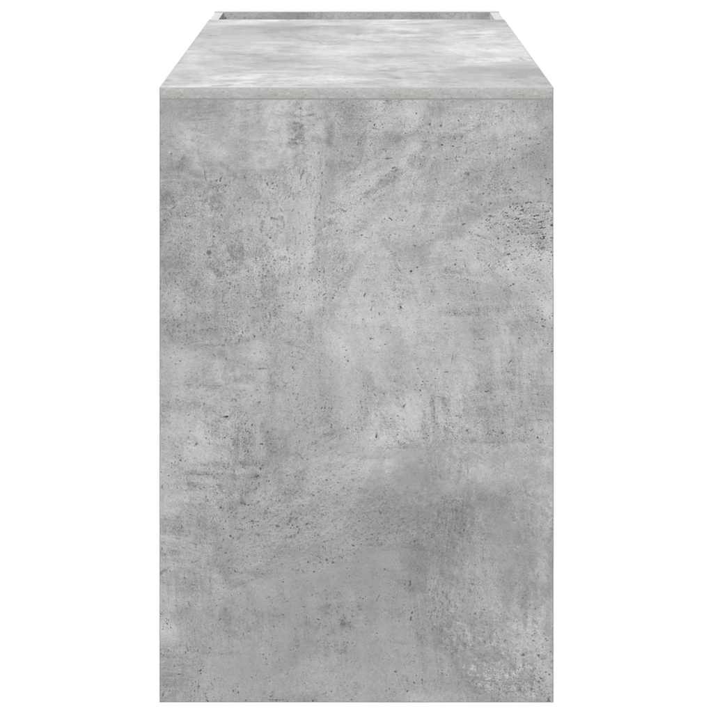 Bureau Beton Grijs 109 x 50 x 78 cm Bewerkt hout