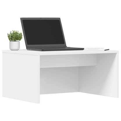 Aan de muur bevestigd bureau Wit 60 x 45 x 30 cm Bewerkt hout