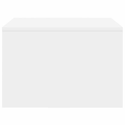 Aan de muur bevestigd bureau Wit 60 x 45 x 30 cm Bewerkt hout