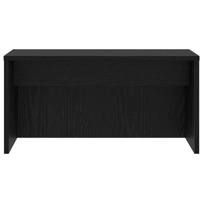 Aan de muur bevestigd bureau Zwart Eiken 60 x 45 x 30 cm