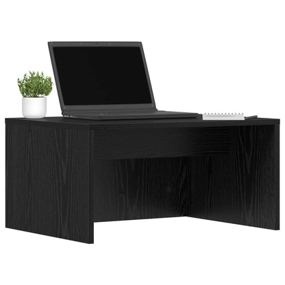 Aan de muur bevestigd bureau Zwart Eiken 60 x 45 x 30 cm