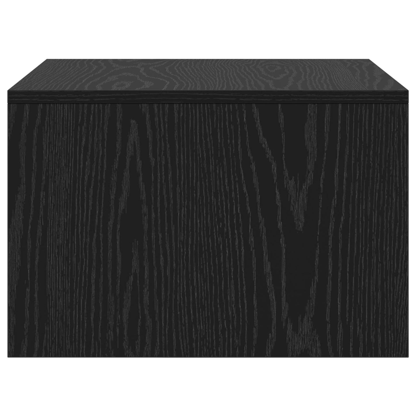 Aan de muur bevestigd bureau Zwart Eiken 60 x 45 x 30 cm