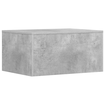 Aan de muur bevestigd bureau Beton Grijs 60 x 45 x 30 cm
