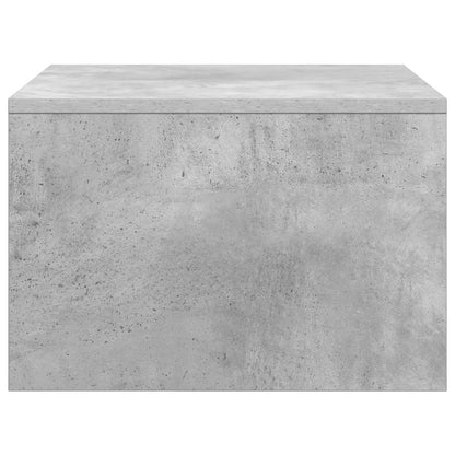 Aan de muur bevestigd bureau Beton Grijs 60 x 45 x 30 cm