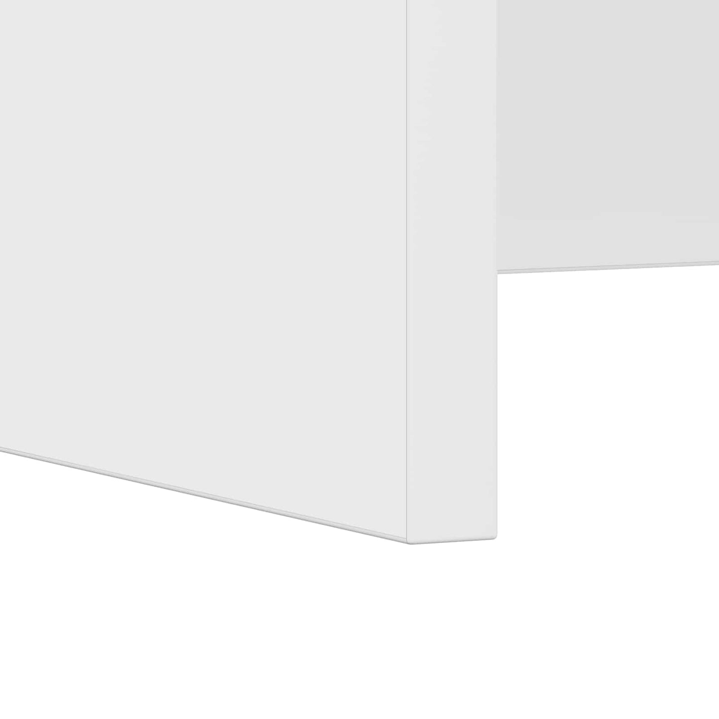 Aan de muur bevestigd bureau Wit 80 x 45 x 30 cm Bewerkt hout