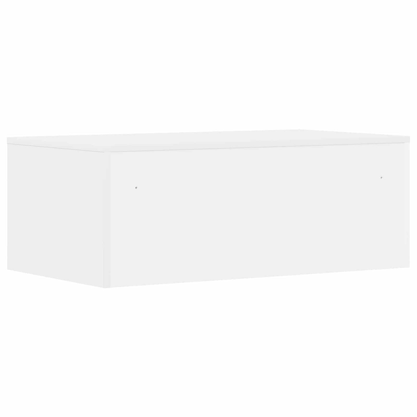 Aan de muur bevestigd bureau Wit 80 x 45 x 30 cm Bewerkt hout