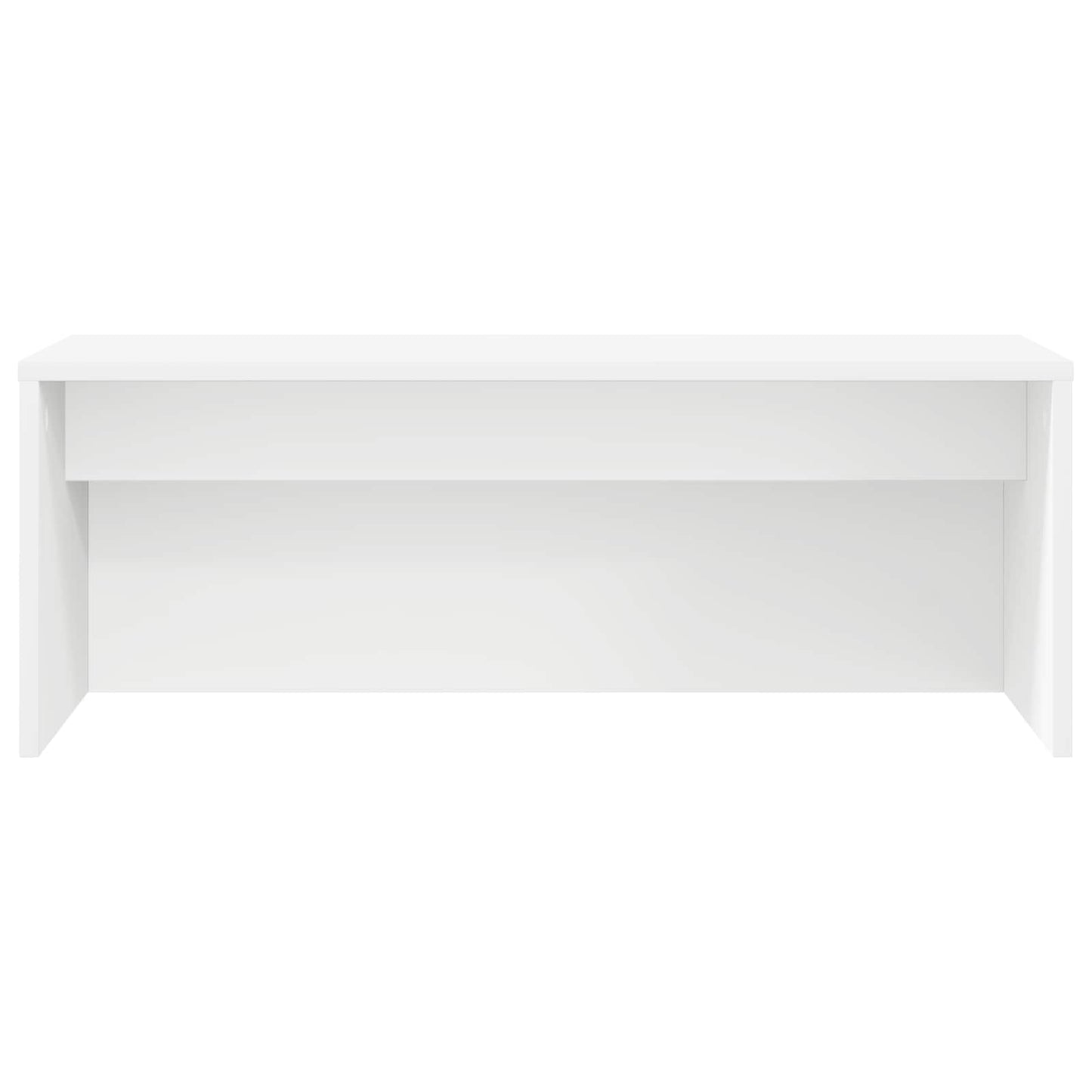 Aan de muur bevestigd bureau Wit 80 x 45 x 30 cm Bewerkt hout