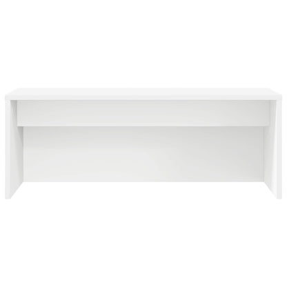 Aan de muur bevestigd bureau Wit 80 x 45 x 30 cm Bewerkt hout