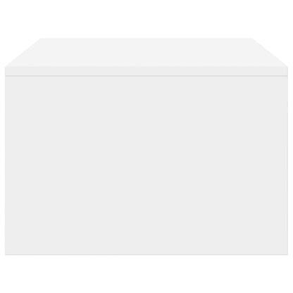 Aan de muur bevestigd bureau Wit 80 x 45 x 30 cm Bewerkt hout