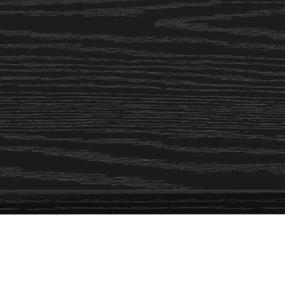 Aan de muur bevestigd bureau Zwart Eiken 80 x 45 x 30 cm