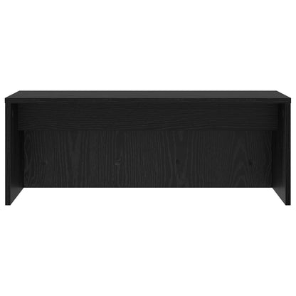 Aan de muur bevestigd bureau Zwart Eiken 80 x 45 x 30 cm
