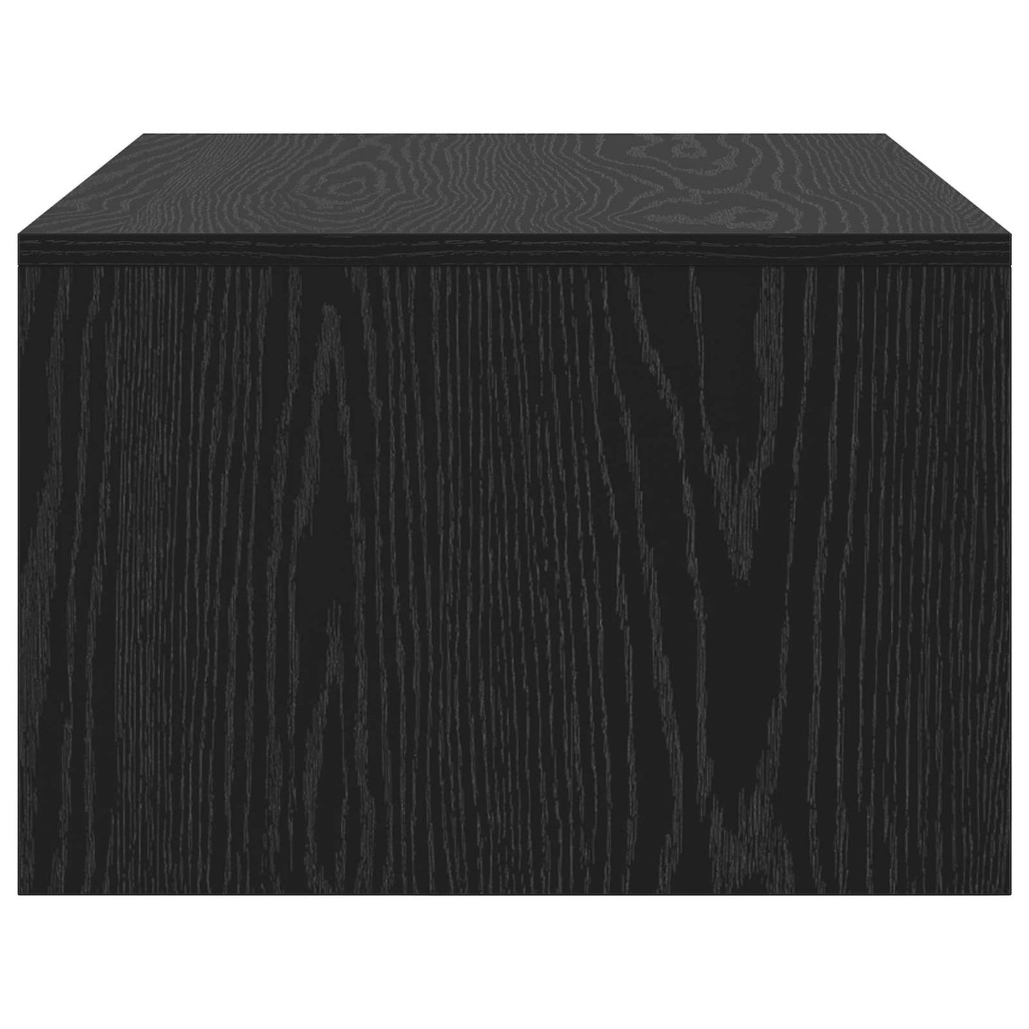 Aan de muur bevestigd bureau Zwart Eiken 80 x 45 x 30 cm