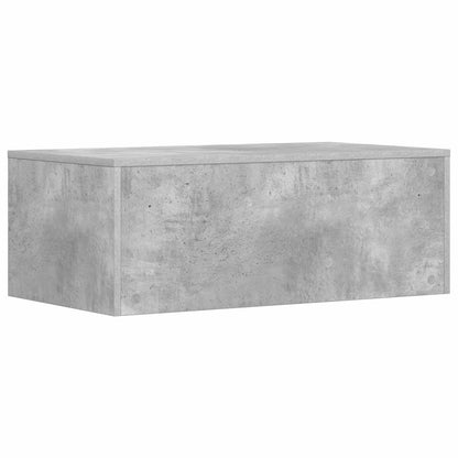 Aan de muur bevestigd bureau Beton Grijs 80 x 45 x 30 cm