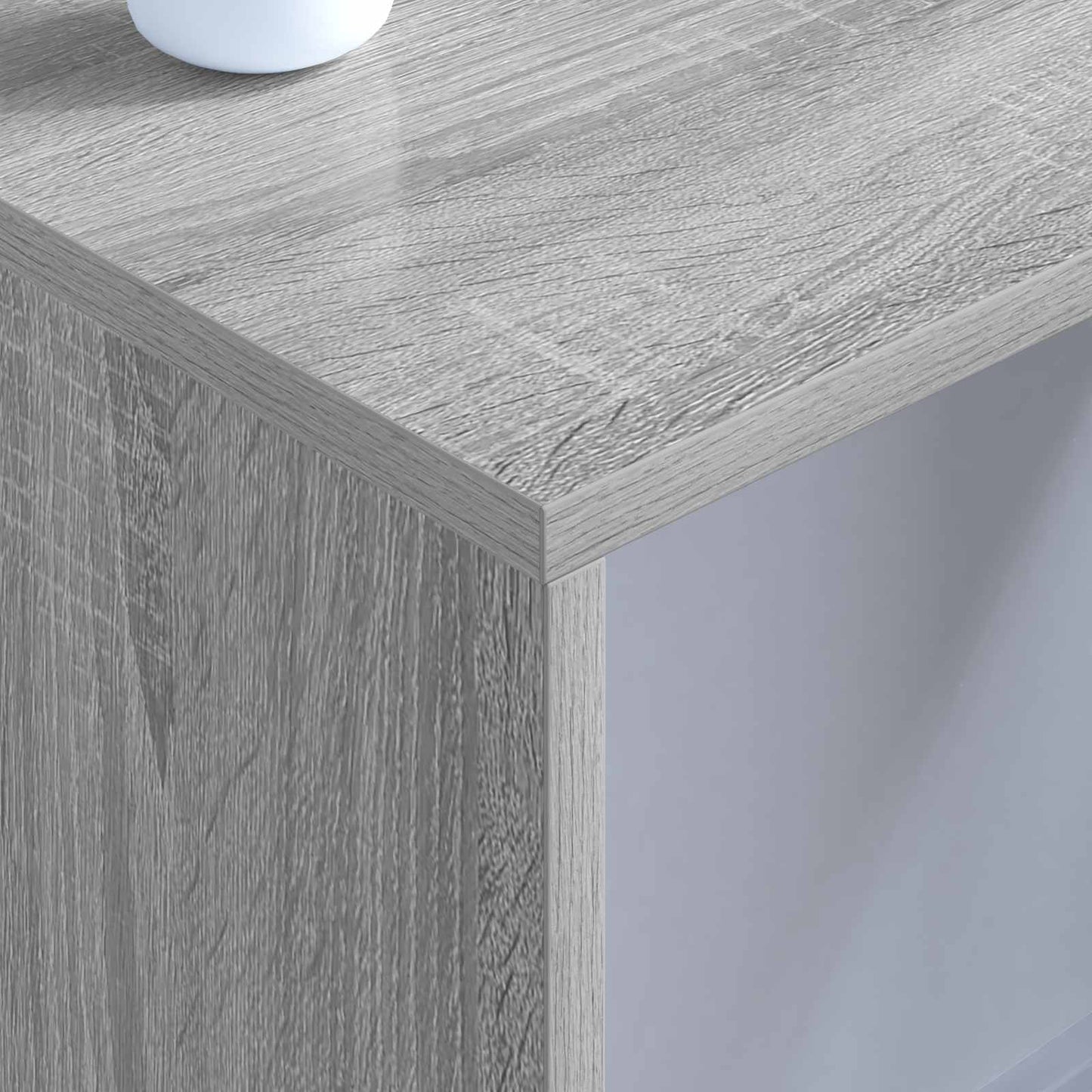 Aan de muur bevestigd bureau Grijs Sonoma 80 x 45 x 30 cm