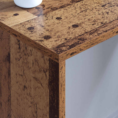 Aan de muur bevestigd bureau Oud Hout 80 x 45 x 30 cm