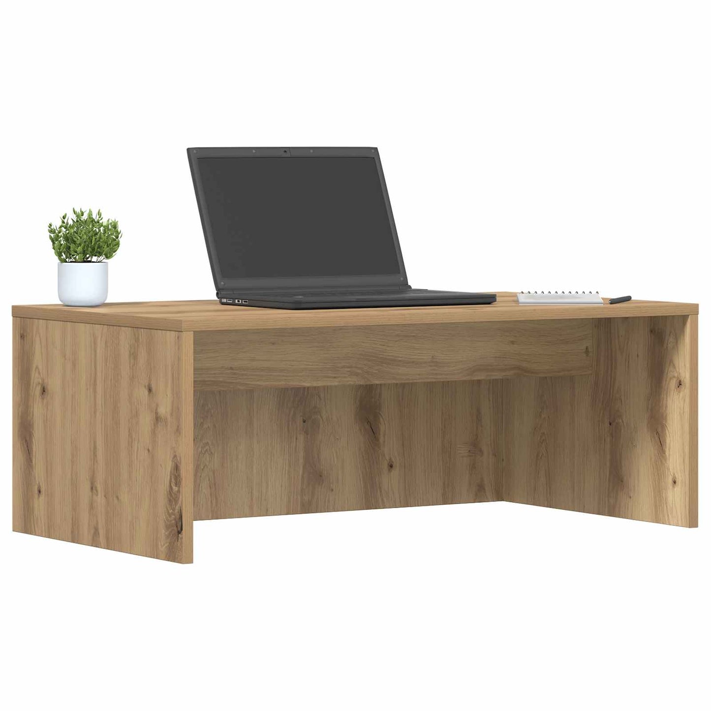 Aan de muur bevestigd bureau Artisan Eiken 80 x 45 x 30 cm