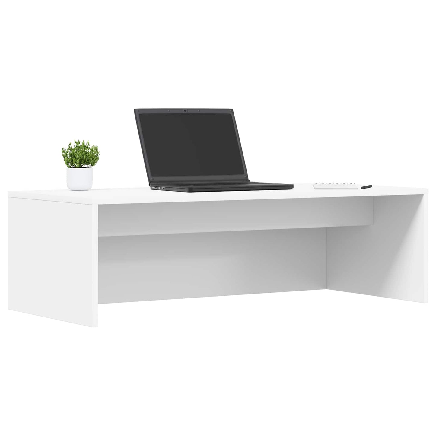 Aan de muur bevestigd bureau Wit 100 x 45 x 30 cm Bewerkt hout
