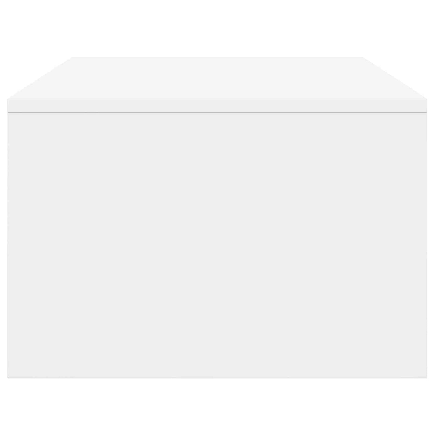 Aan de muur bevestigd bureau Wit 100 x 45 x 30 cm Bewerkt hout