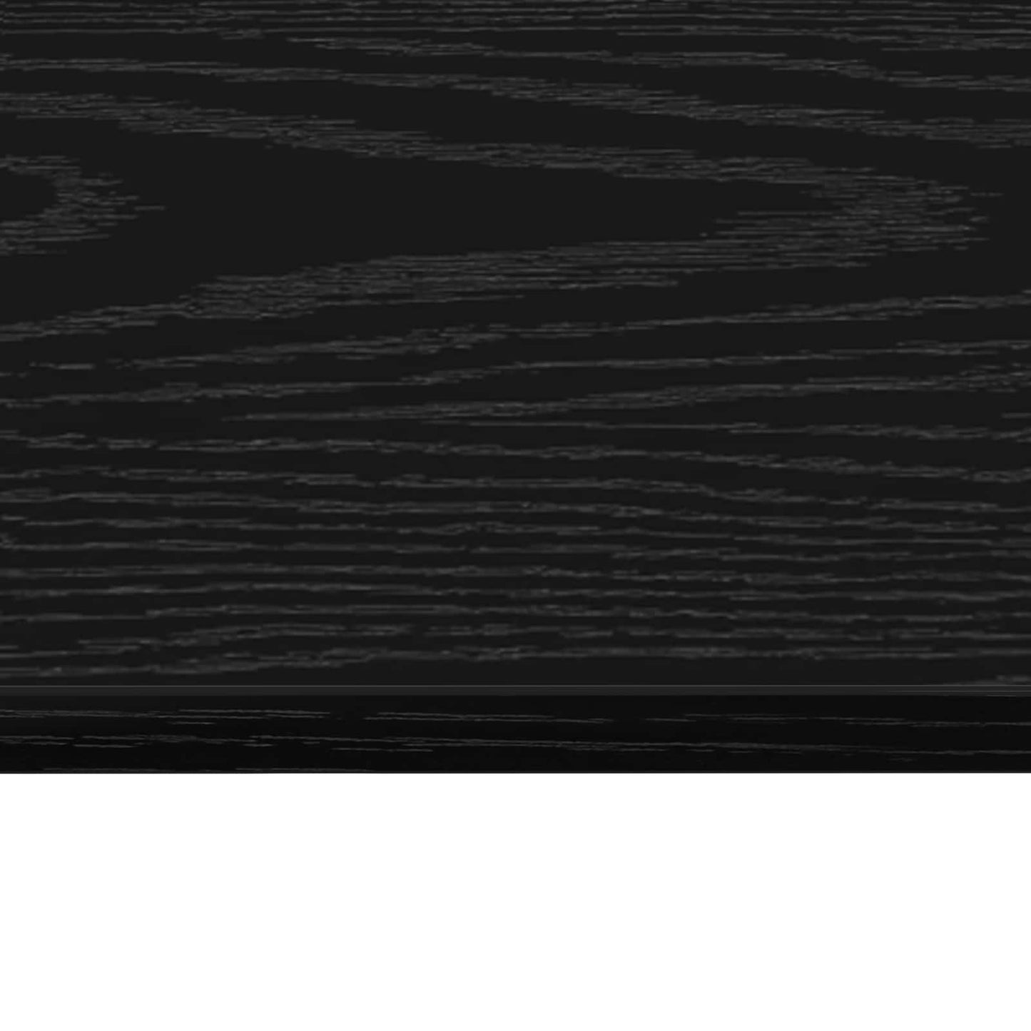 Aan de muur bevestigd bureau Zwart Eiken 100 x 45 x 30 cm