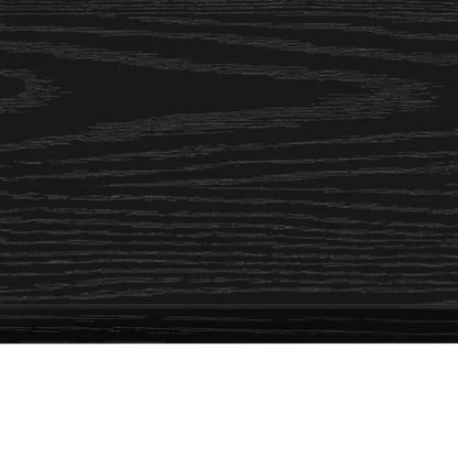 Aan de muur bevestigd bureau Zwart Eiken 100 x 45 x 30 cm