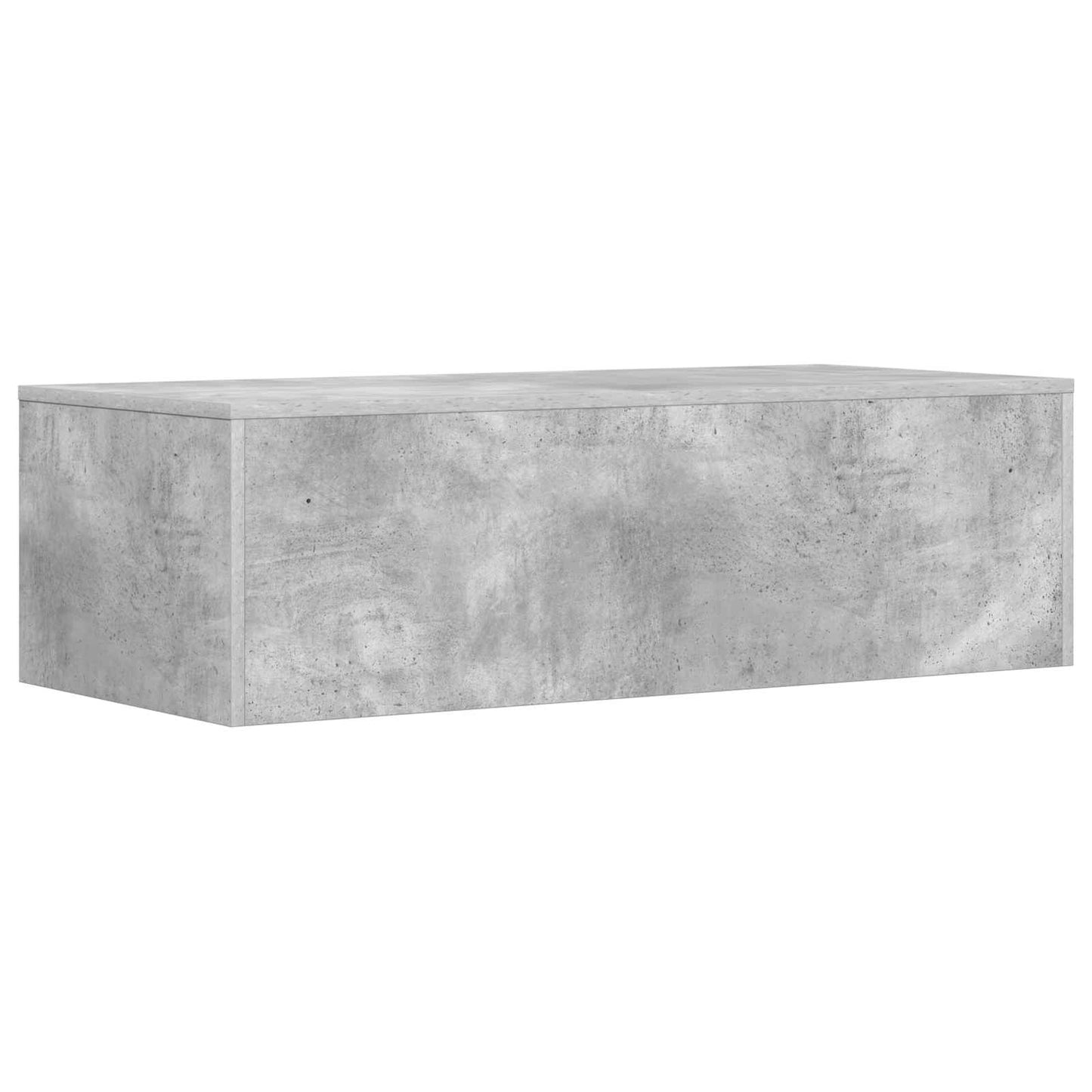 Aan de muur bevestigd bureau Beton Grijs 100 x 45 x 30 cm