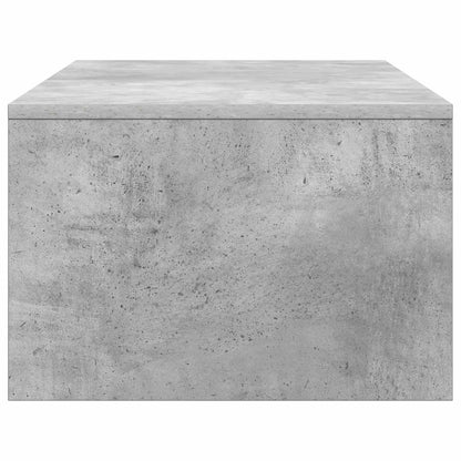 Aan de muur bevestigd bureau Beton Grijs 100 x 45 x 30 cm