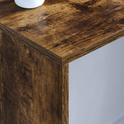 Aan de muur bevestigd bureau Gerookt eiken 100 x 45 x 30 cm