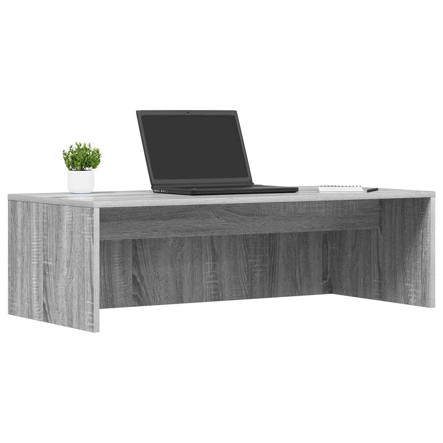 Aan de muur bevestigd bureau Grijs Sonoma 100 x 45 x 30 cm