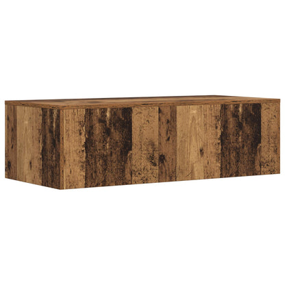 Aan de muur bevestigd bureau Oud Hout 100 x 45 x 30 cm