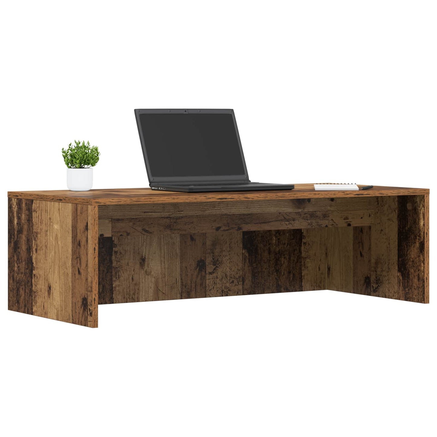 Aan de muur bevestigd bureau Oud Hout 100 x 45 x 30 cm