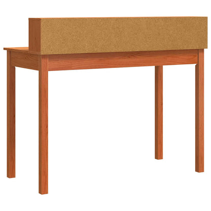 Bureau met lade Wasbruin 110 x 50 x 93 cm Massief Grenen Hout