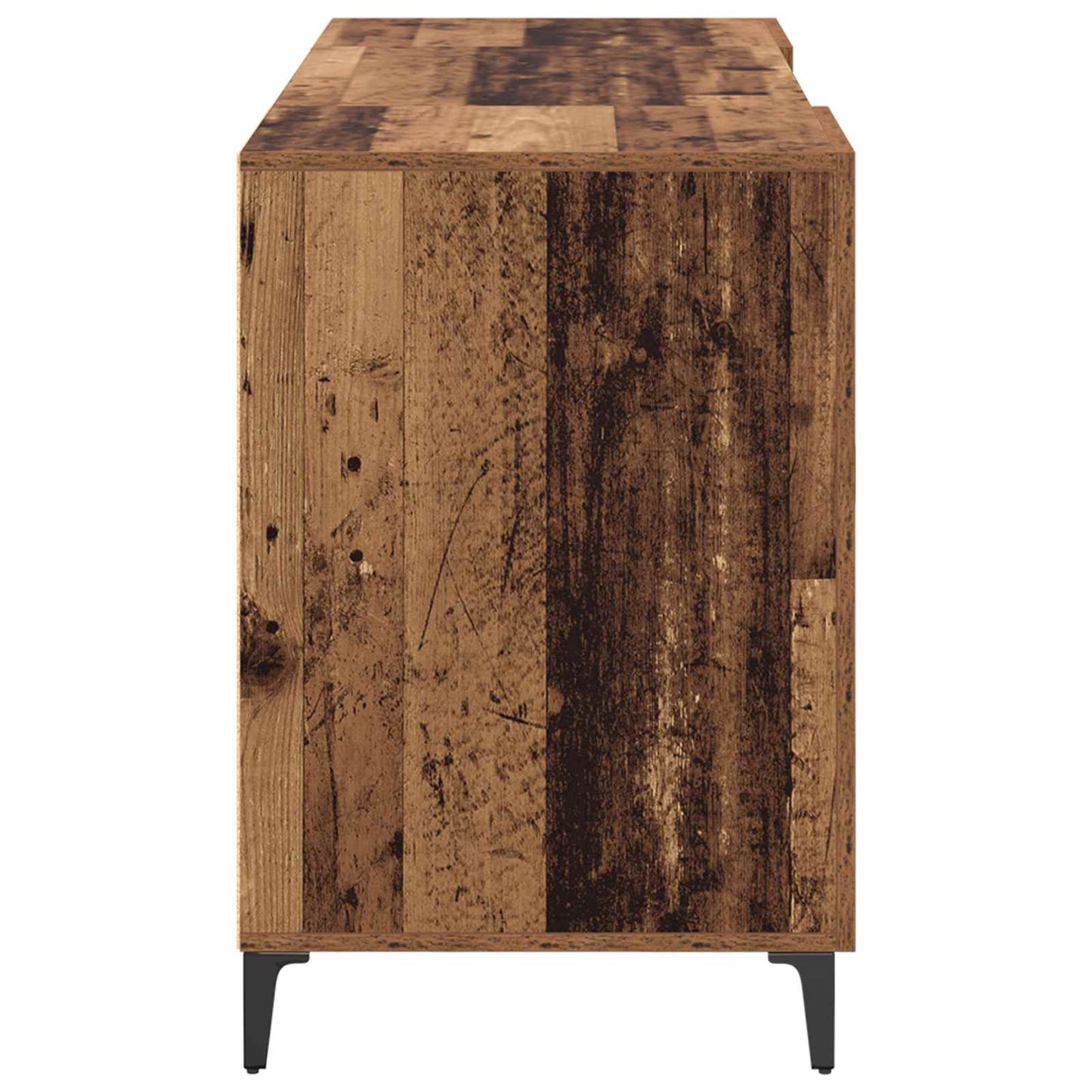 Bureau met opslag Oudhout 140 x 50 x 75 cm Bewerkt hout