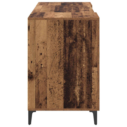 Bureau met opslag Oudhout 140 x 50 x 75 cm Bewerkt hout