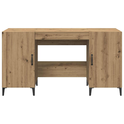 Bureau Ambachtelijk eiken 140 x 50 x 75 cm Bewerkt hout