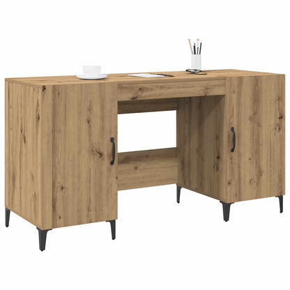 Bureau Ambachtelijk eiken 140 x 50 x 75 cm Bewerkt hout