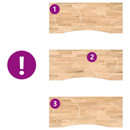 Bureau Zwart en natuurlijk 120 x 60 cm Massief Eikenhout