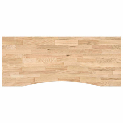 Bureau Zwart en natuurlijk 120 x 60 cm Massief Eikenhout