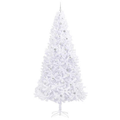 Kunstkerstboom met 300 LED Wit 300 cm PVC en staal